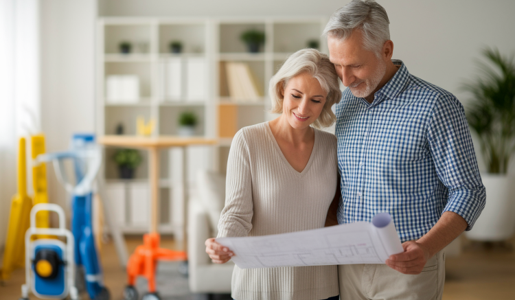 Maison adaptée après 65 ans : prévisualiser l'aménagement avant travaux