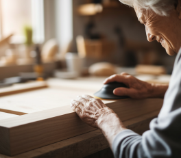 La menuiserie thérapeutique : un loisir bienfaisant après 70 ans