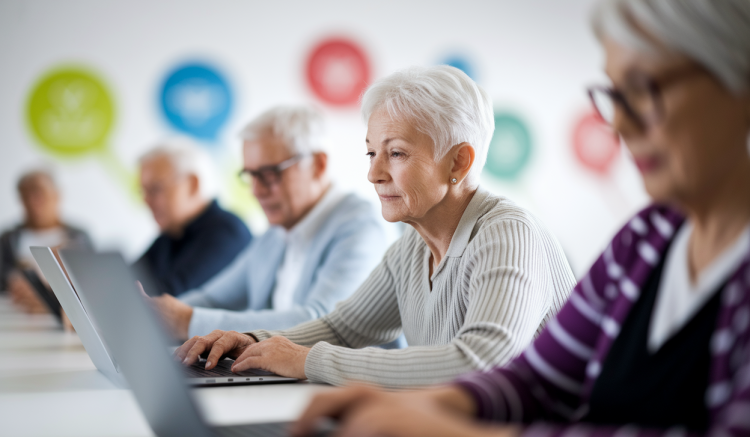 Compétences numériques après 60 ans : où se former efficacement